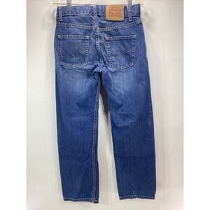 Levi's 514 Straight Denim Blue Jeans Adjustable Waist Boy's (26x26) 12 Regular